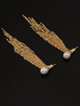 Load image into Gallery viewer, Pearl Chain Earrings
