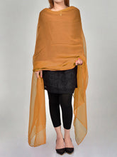 Load image into Gallery viewer, Chiffon Dupatta-Mustard
