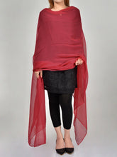 Load image into Gallery viewer, Chiffon Dupatta-Red
