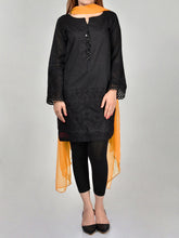 Load image into Gallery viewer, Chiffon Dupatta-Ochre Yellow
