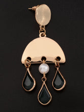 Load image into Gallery viewer, Semi Circular Drop Earrings
