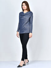 Load image into Gallery viewer, Shimmer Cowl Neck Top
