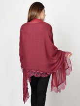 Load image into Gallery viewer, Net Bordered Scarf
