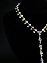 Load image into Gallery viewer, Rhinestone Pearl Necklace
