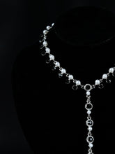 Load image into Gallery viewer, Rhinestone Pearl Necklace
