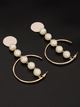 Load image into Gallery viewer, Pearl Hoops
