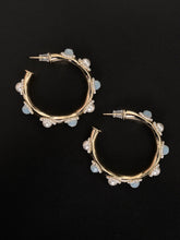 Load image into Gallery viewer, Studded Hoops
