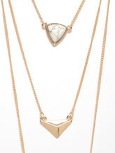Load image into Gallery viewer, Metallic Leaves Necklace

