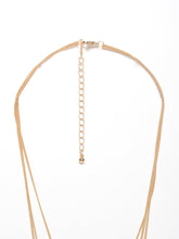 Load image into Gallery viewer, Metallic Leaves Necklace
