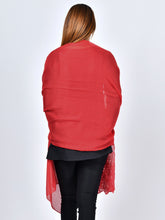 Load image into Gallery viewer, Pearl Embroidered Scarf
