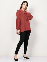 Load image into Gallery viewer, Ruffle Neck Shirt
