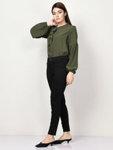 Load image into Gallery viewer, Ruffle Neck Shirt
