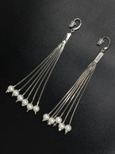 Load image into Gallery viewer, Long Pearl Earrings
