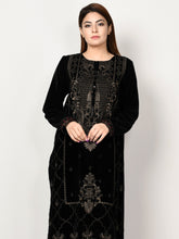 Load image into Gallery viewer, Embroidered Velvet Shirt
